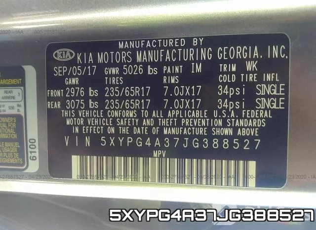 5XYPG4A37JG388527 фото 10