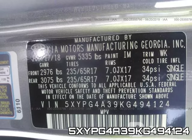 5XYPG4A39KG494124 фото 10