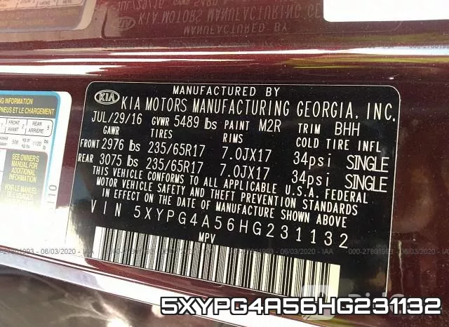 5XYPG4A56HG231132 фото 10