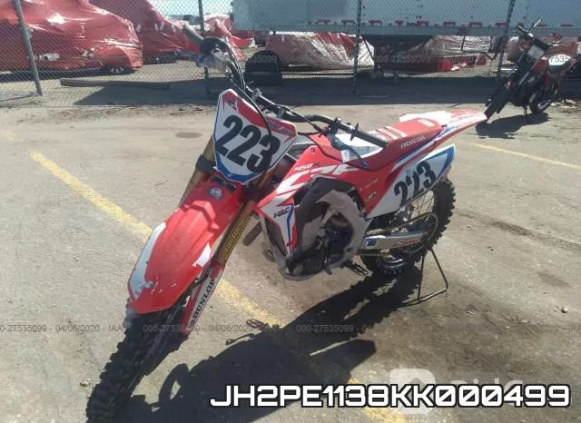 JH2PE1138KK000499 фото 3