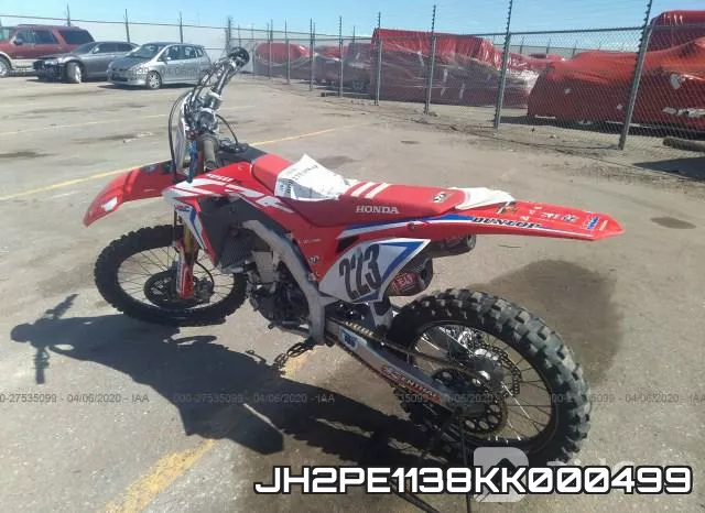 JH2PE1138KK000499 фото 4