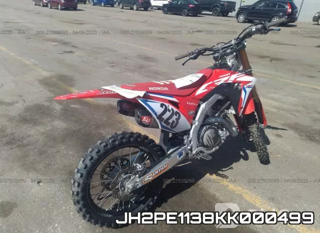 JH2PE1138KK000499 фото 5