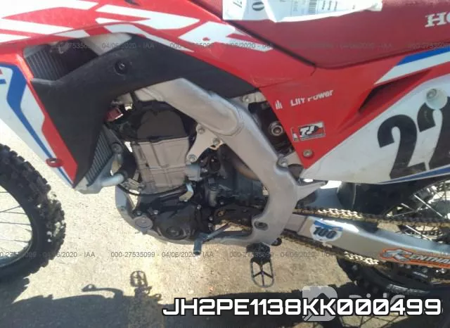 JH2PE1138KK000499 фото 10