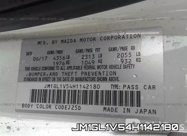 JM1GL1V54H1142180 фото 10