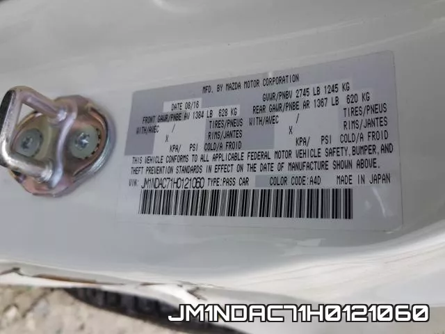 JM1NDAC71H0121060 фото 2