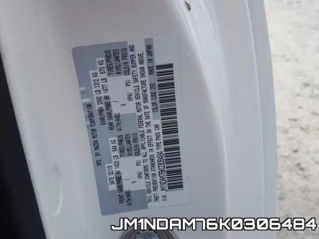 JM1NDAM76K0306484 фото 2