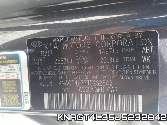 KNAGT4L35J5232842 фото 2