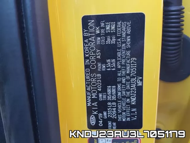 KNDJ23AU3L7051179 фото 2
