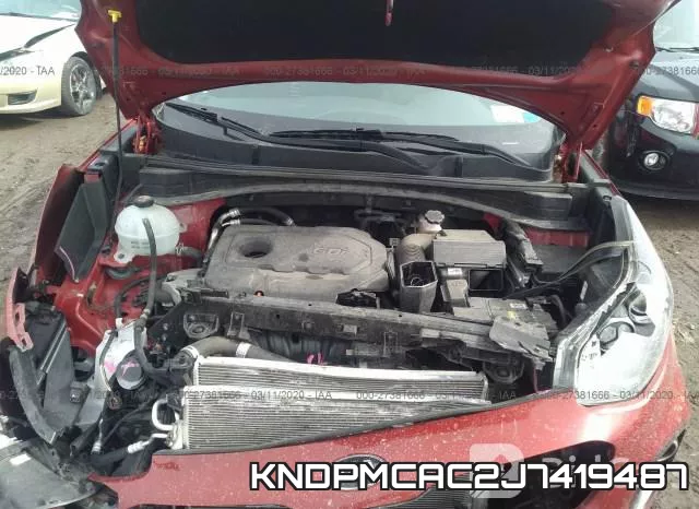 KNDPMCAC2J7419487 фото 2