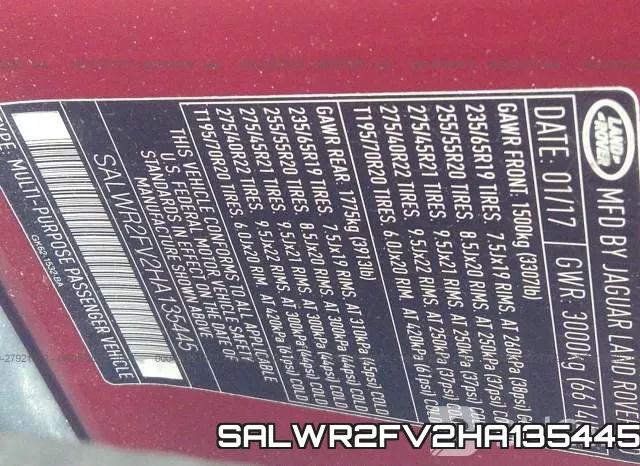 SALWR2FV2HA135445 фото 10