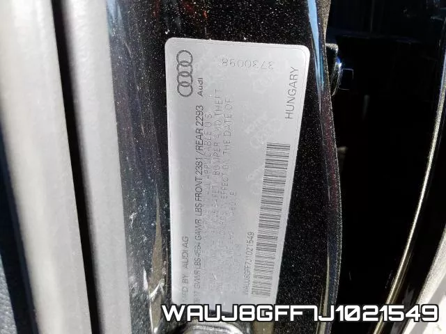 WAUJ8GFF7J1021549 фото 2