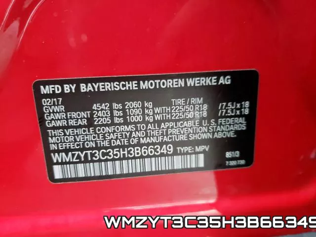 WMZYT3C35H3B66349 фото 2