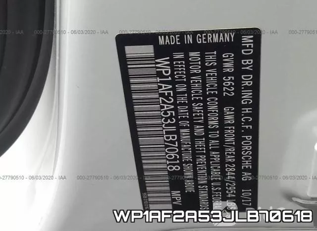 WP1AF2A53JLB70618 фото 10
