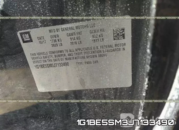 1G1BE5SM3J7133490 фото 10
