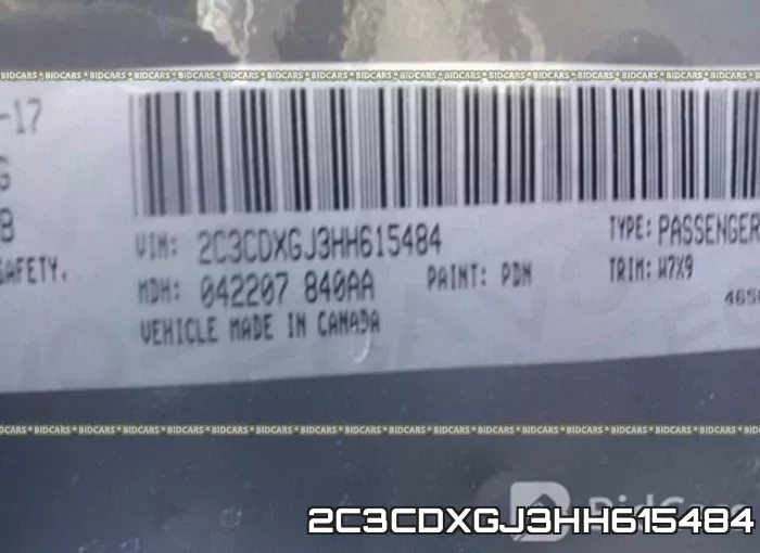 2C3CDXGJ3HH615484 фото 10