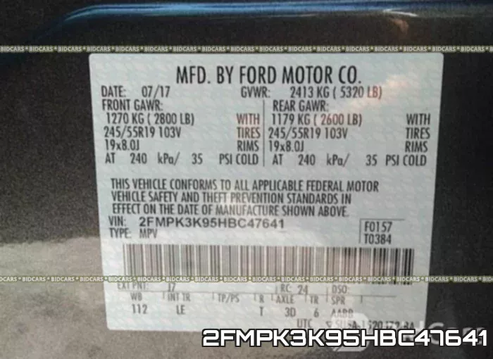 2FMPK3K95HBC47641 фото 10
