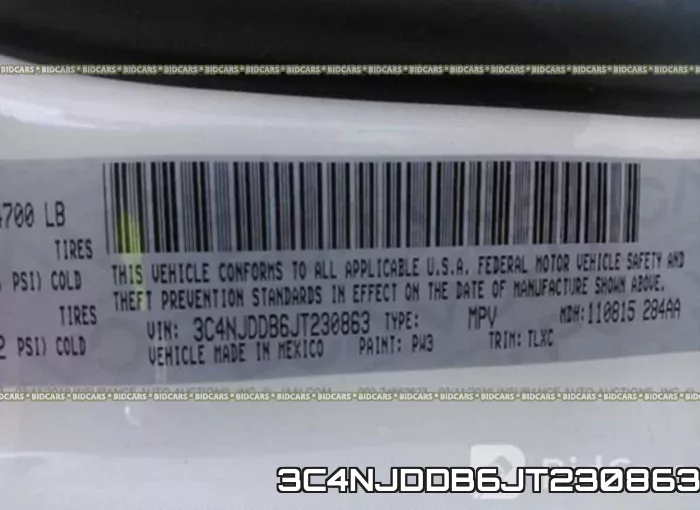 3C4NJDDB6JT230863 фото 10