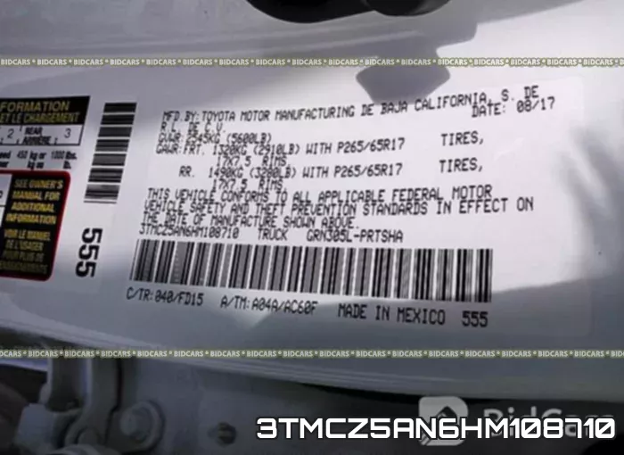 3TMCZ5AN6HM108710 фото 10