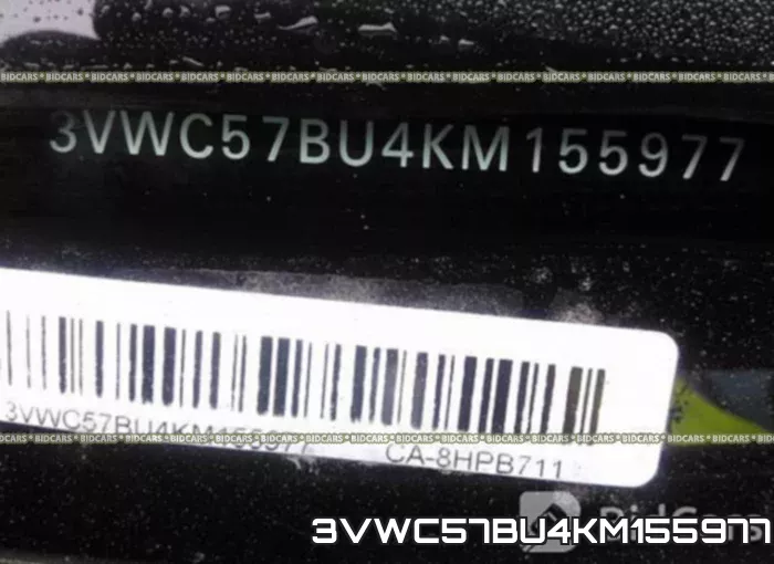 3VWC57BU4KM155977 фото 10