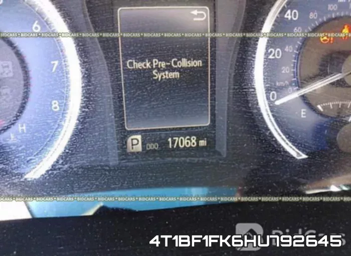 4T1BF1FK6HU792645 фото 8