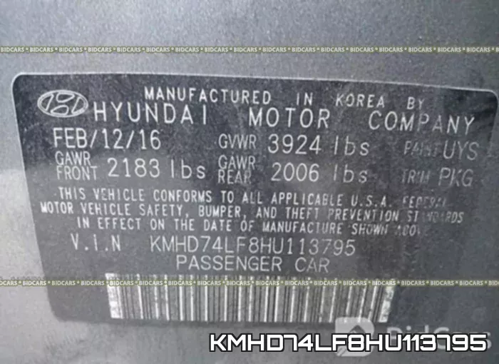 KMHD74LF8HU113795 фото 10