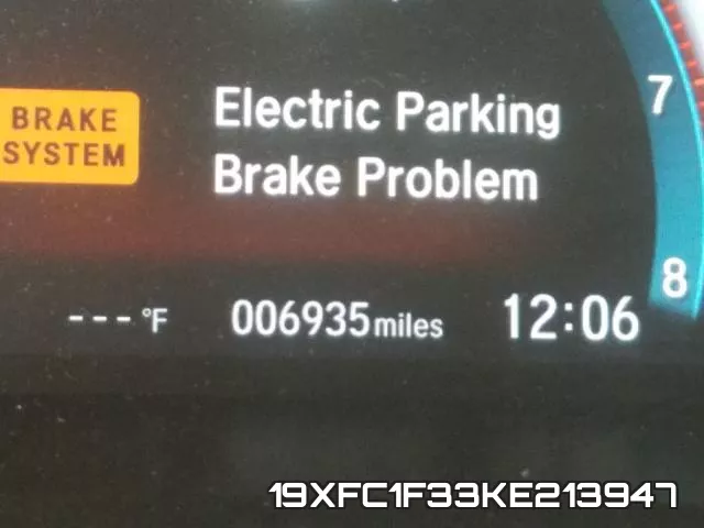 19XFC1F33KE213947 фото 9