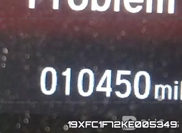 19XFC1F72KE005349 фото 8
