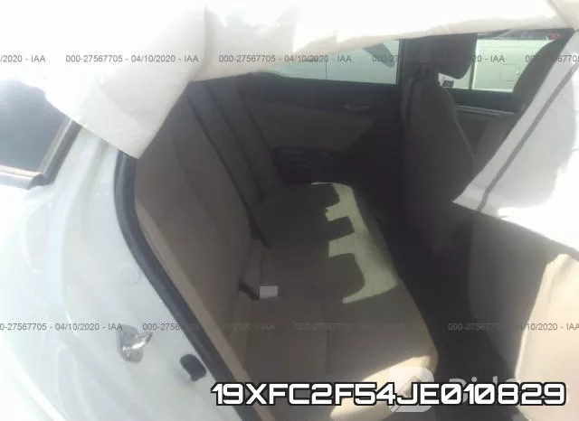 19XFC2F54JE010829 фото 9