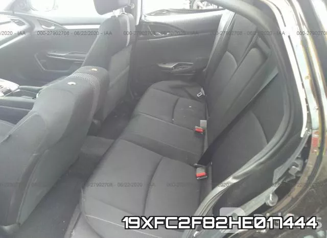 19XFC2F82HE017444 фото 9