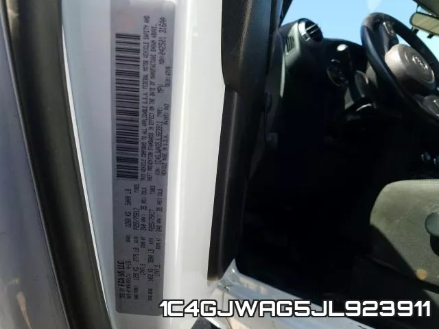 1C4GJWAG5JL923911 фото 2