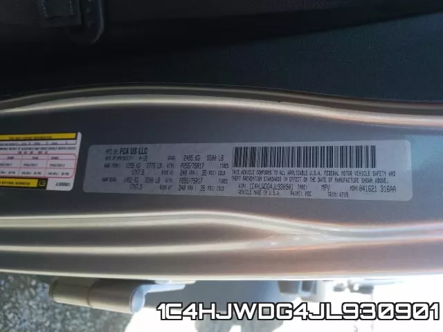 1C4HJWDG4JL930901 фото 2