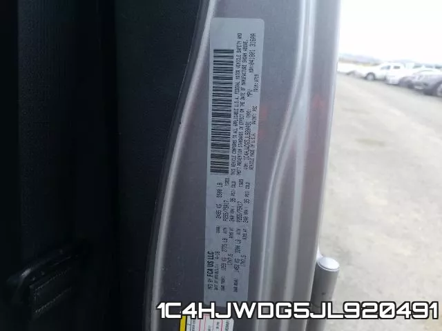 1C4HJWDG5JL920491 фото 2