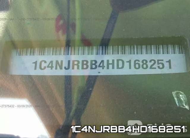 1C4NJRBB4HD168251 фото 10