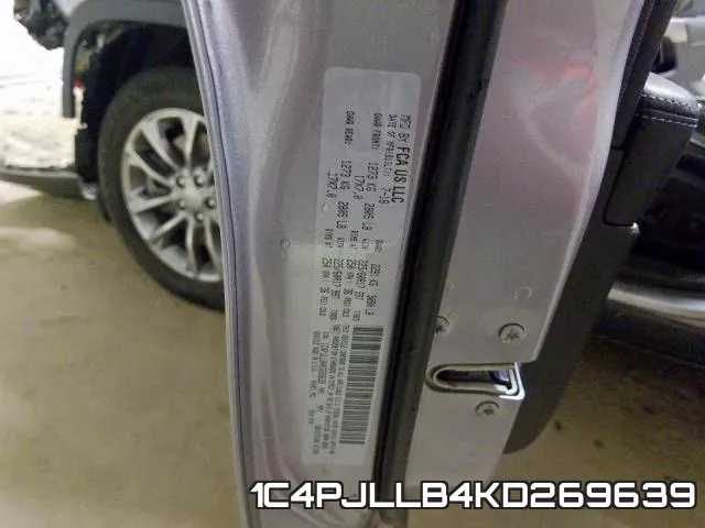 1C4PJLLB4KD269639 фото 2