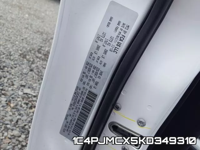 1C4PJMCX5KD349310 фото 2