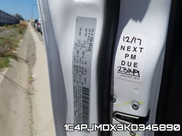 1C4PJMDX3KD346890 фото 2