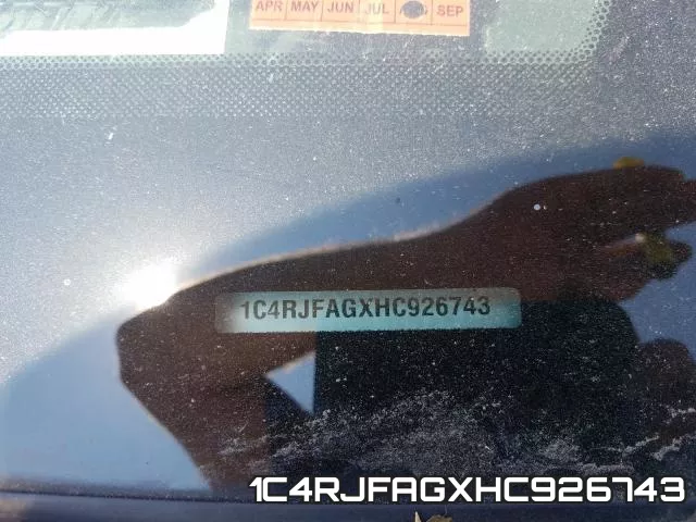 1C4RJFAGXHC926743 фото 2