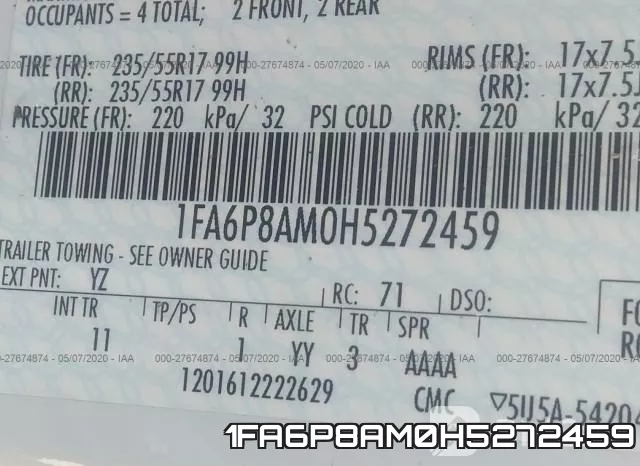 1FA6P8AM0H5272459 фото 10
