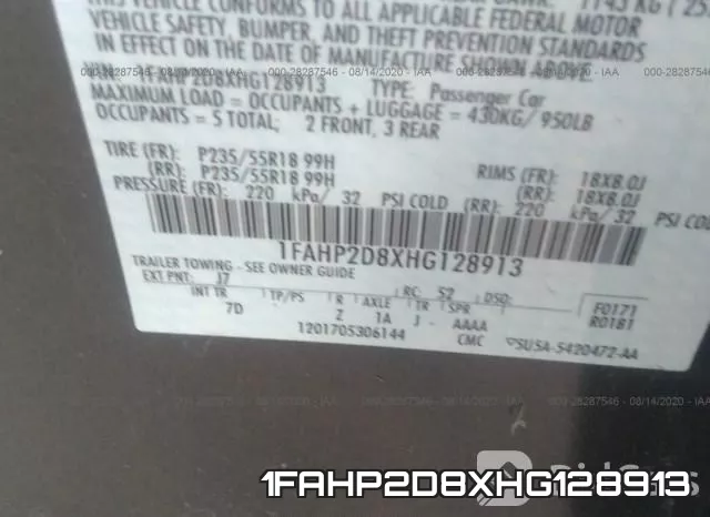 1FAHP2D8XHG128913 фото 10