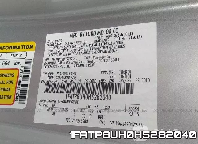 1FATP8UH0H5282040 фото 10