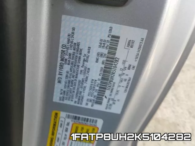 1FATP8UH2K5104282 фото 2