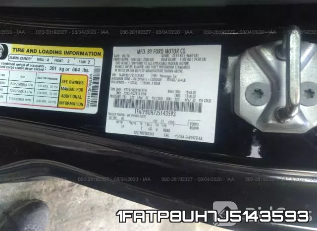 1FATP8UH7J5143593 фото 10