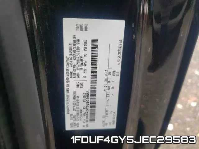 1FDUF4GY5JEC29583 фото 2