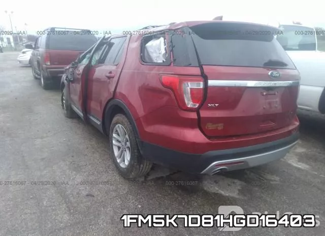 1FM5K7D81HGD16403 фото 4