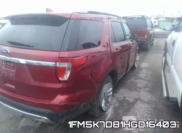 1FM5K7D81HGD16403 фото 5