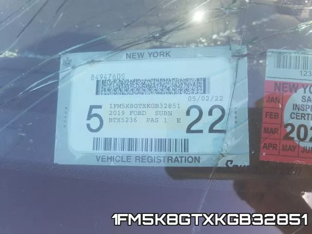 1FM5K8GTXKGB32851 фото 2