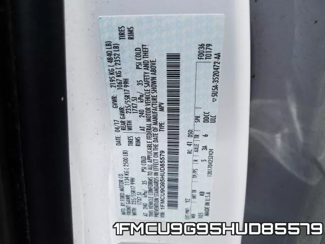 1FMCU9G95HUD85579 фото 2