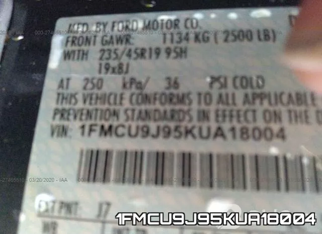 1FMCU9J95KUA18004 фото 10