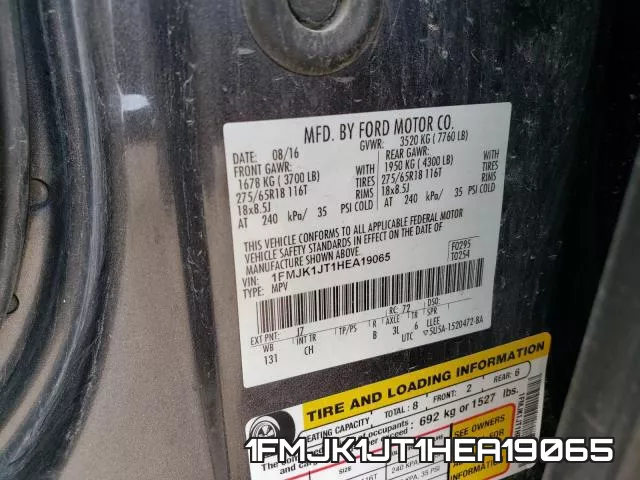 1FMJK1JT1HEA19065 фото 2