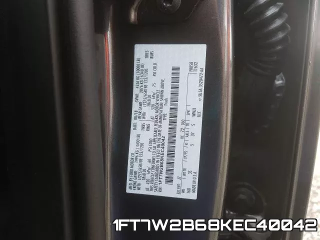 1FT7W2B68KEC40042 фото 2